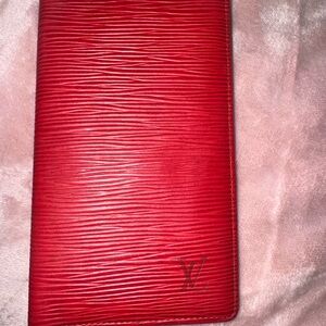 Louis Vuitton Vibrant EPI Red Leather long wallet/card holder (code CA1905)